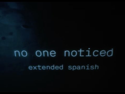 The Marías - No One Noticed - Extended Spanish (Visualizer)