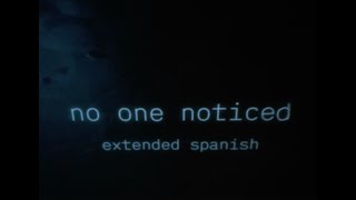 The Marías - No One Noticed - Extended Spanish (Visualizer)