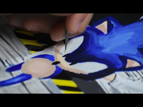 I Painted the MOST ICONIC Sonic Scene