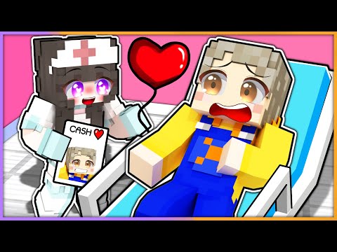 ヤンデレでサイコパスなナースに看病される！？骨折してしまった！🦴🏥【 マイクラ / まいくら / Minecraft 】