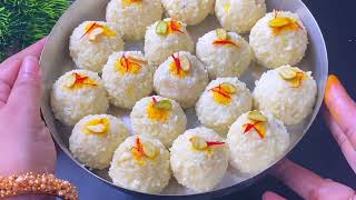 Super Soft Malai Laddoo Only 2 Ingredients | Malai Laddu Recipe | laddu