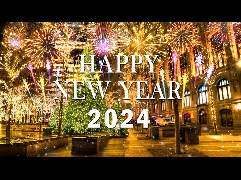 Happy New Year 2024 🎁 Best Happy New Year Music 2024 🎉 Beautiful New Year's Eve Ambience of All Time