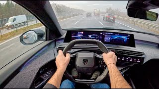 NEW Peugeot 3008 GT 🇫🇷 2025 (1.2 hybrid 136 hp) | POV Test Drive #2284 Joe Black