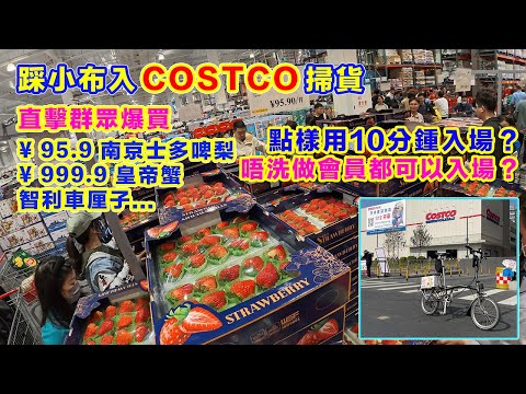 【踩 Brompton 單車入 深圳COSTCO 朝聖】唔洗排3個鐘頭 | 10分鐘就可以入場 | 群眾爆買南京士多啤梨 | 皇帝蟹 | 智利車厘子 | 草莓熊 | 開市客