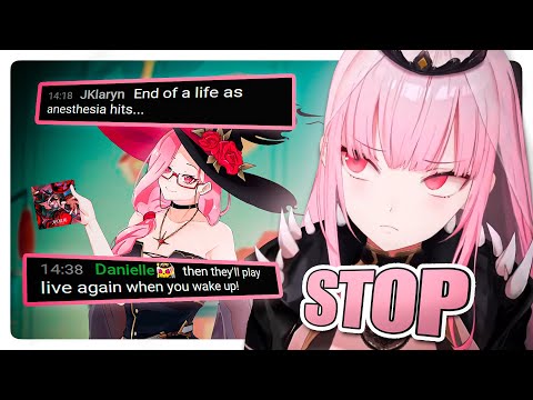 The chat keeps increasing Calli's anxiety about her surgery | Hololive EN Clip