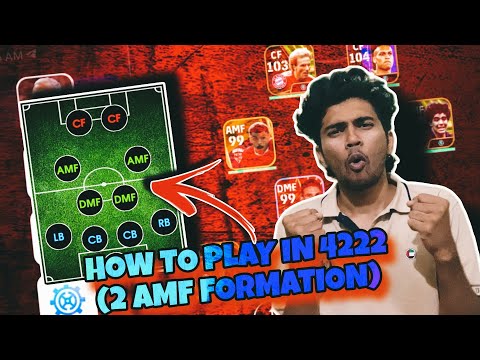 HOW TO PLAY IN 4-2-2-2 FORMATION (2AMF) 🔥 LETS REVIEW #1 |RiCH BOY eFootball 24