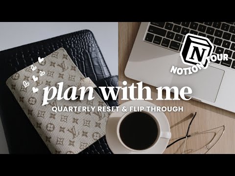 APRIL RESET ROUTINE 🎧☕️ | Notion Tour, Planner Reset & May Paper Co. Unboxing 📖