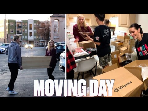 MOVING DAY | MOVING THE HAPPY COUPLE INTO THEIR FIRST NEW HOME TOGETHER!