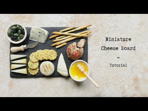 Miniature Cheese Board - Tutorial