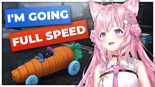 【#holoGTA】Koyori Became The Fastest Driver with This Carrot Car [Eng Sub/Hololive Clip]