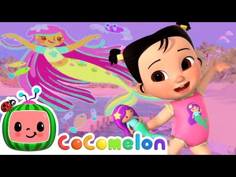 Cece's Pink Mermaid Beach Day! | CoComelon Kids Songs & Stories for Girls