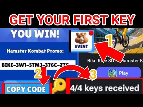 How To Get Your First Key In Hamster Kombat Playground