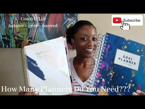 How Many Planners Should You Have| Multiple Planners| Coach D's Life