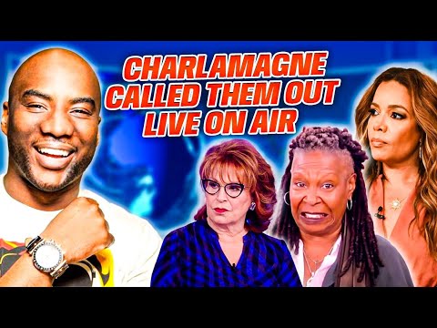 The View Went Crazy Over Charlamagne Calling Them Out Live On Air