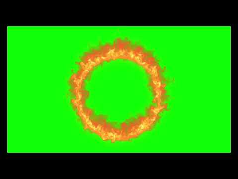 fire Green Screen | Green Screen fire ring | best green screen effects for video editing