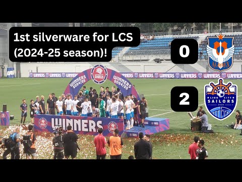 The moment when Lion City Sailors WIN 1st silverware for SPL 24/25 SEASON!! 🏠