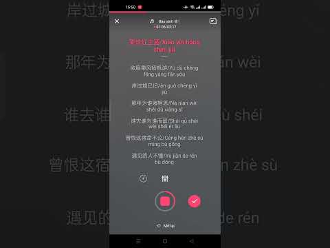 Bán sinh 半生 (Pinyin) karaoke 阿悠悠