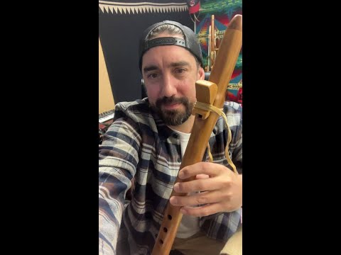 Bruh…. Relax 😉 Native American Style Flute made by Geri Littlejohn.