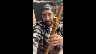 Bruh…. Relax 😉 Native American Style Flute made by Geri Littlejohn.