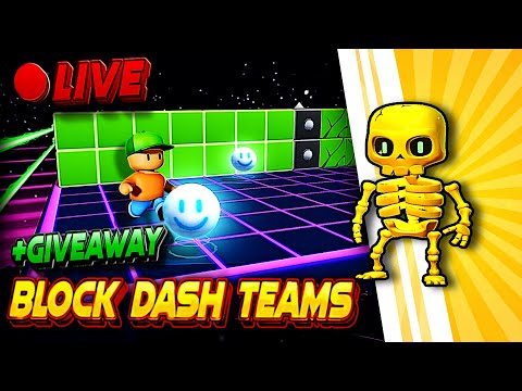 🔴 Block Dash Teams LIVE🔥| EU Server🌍 | Stumble Guys🥊| #stumbleguys #blockdash