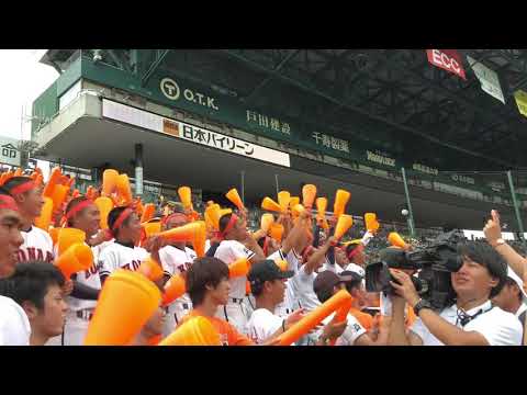 【試合開始】オリオンビール盛り上がる興南応援団！甲子園100回大会2018