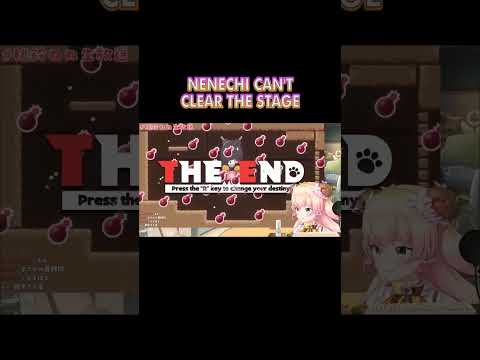 Nene can't beat the game [ Hololive Clips English Sub Vertical Video ]