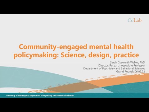 Community-Engaged Mental Health Policymaking: Science, Design, Practice