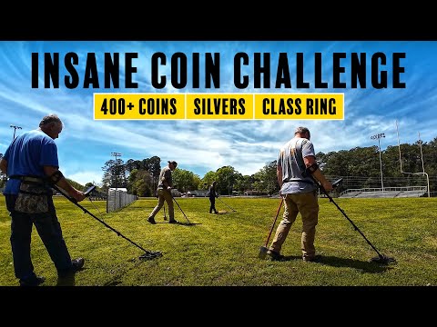 Unearthing 400 Coins In Just One Day Metal Detecting A Ball Field - Silvers Galore!