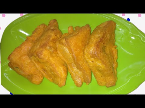 ரோட்டுகடை bread bajji receipe|bread snacks recipe#easy evening snacks#bajji#bread snacks#food#simple