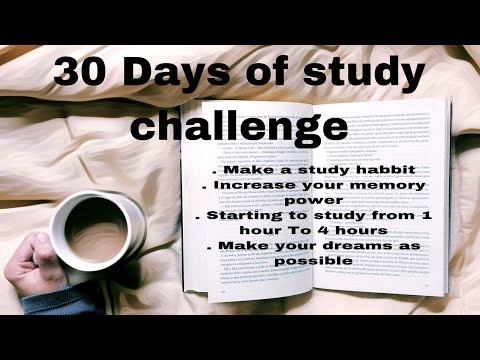 Day : 1 /Study with me for 30 days /Productive study challenge/My Lifestyle