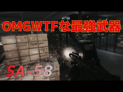 【タルコフ】7ミリ最強武器FALを使いラボでOMGになるずんだもん実況/SA-58＆M80