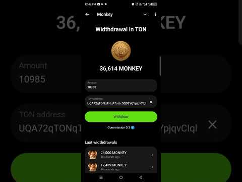 monkey coin ka use kaise kare | Monkey airdrop withdrawal