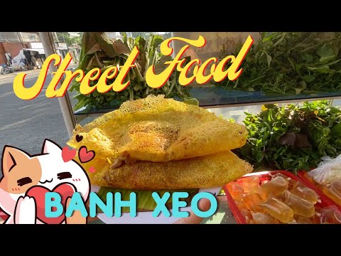 Amazing Sizzling Street Food Banh Xeo 🔥Street Food Vietnam