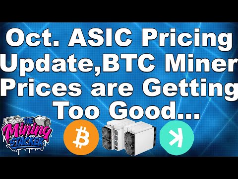 ASIC Miner Pricing Updates For Oct 2023. Bitmain BTC Bitcoin Miner Prices Are Getting VERY Tempting