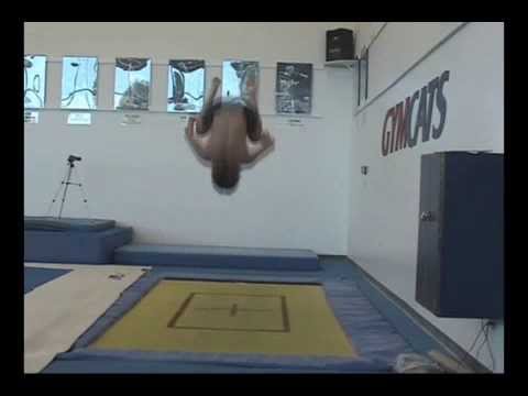 102 Flips on Trampoline