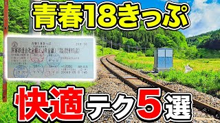 【これで快適】青春18きっぷで快適移動するためのテクニック5選