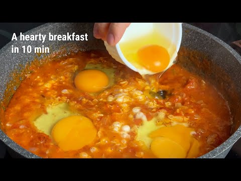 Egg and Tomato Breakfast Recipe — A Quick and Easy Idea for Breakfast!