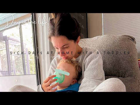 VLOG | SICK DAYS AT HOME WITH OUR TODDLER