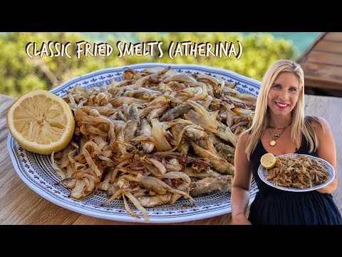 Classic Fried Smelts Atherina with Caramelized Onion Recipe