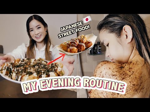 Chilled Out Evening Routine 🥰 Making Japanese 🇯🇵 Street Food