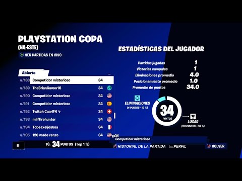 JUGANDO LA COPA PLAYSTATION #playstation #fortnite #playstationcup #fornitecup #sonyentertaiment