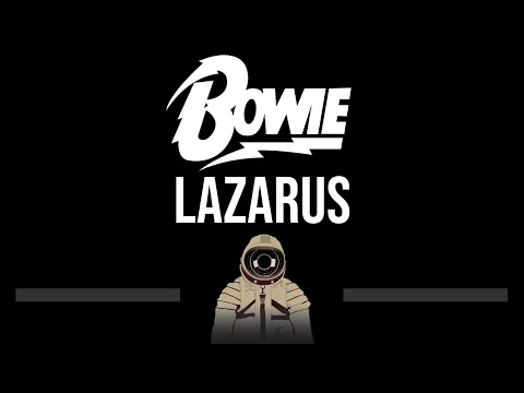 David Bowie • Lazarus (CC) (Upgraded Video) 🎤 [Karaoke] [Instrumental Lyrics]