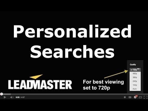 Personalized Searches