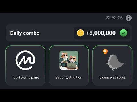 Today Combo card Hamster Kombat || Full guide step by step Hamster Kombat 5 million token free earn