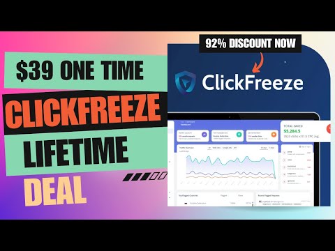 💫💫 ClickFreeze Lifetime Deal | Save Your Ad Campaigns from Click Fraud | $39 Lifetime Deal | 92% Now