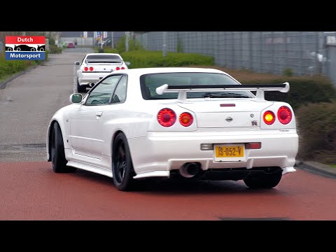 Modified Cars Accelerating! - R34 GTR V-Spec, Stagea RS Four, E30 Turbo, Lancer Evo,...