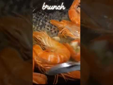 #butteredgarlicprawn