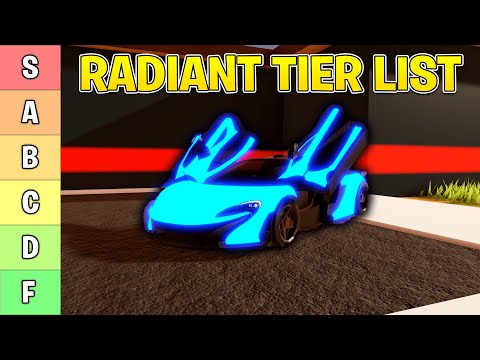 Ranking EVERY Radiant Color in Roblox Jailbreak (2024)