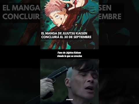 "Se acerca el final de Jujutsu Kaisen" #jujutsukaisen #final #manga #bokunohero #shingekinokyojin