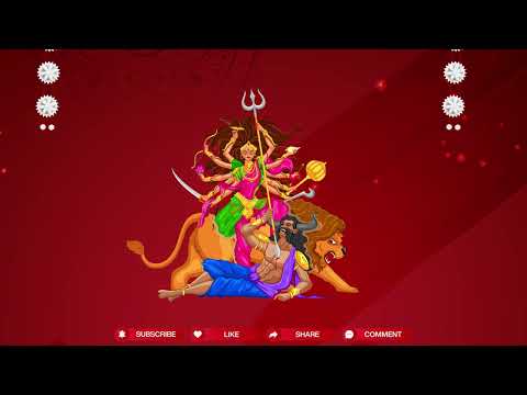 দুর্গা পূজা, दुर्गा पूजा, Durgotsava, Maa Durga Virat Roop, Free Animation, Navaratri, नवरात्रि